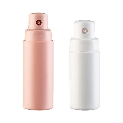 Botella cosmética vacía de 60g 100g HDPE para polvo en spray, botella vacía con impresión y etiqueta personalizadas, botella pulverizadora de champú seco exprimible con tapa giratoria de 150g