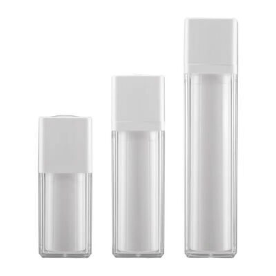 Rotating Design 15ml 30ml 50ml Plastic Airless Pump Bottle Used for Skincare Package