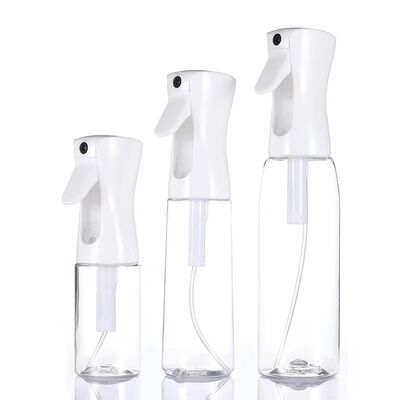 200 ml 300 ml 500 ml rociador continuo de niebla fina de cualquier color botella de rociador PET rociador continuo para peinado