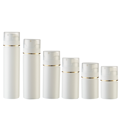 Popular Style 30ml 50ml 100ml Airless Dispenser Pump Bottle with PP Over Cap