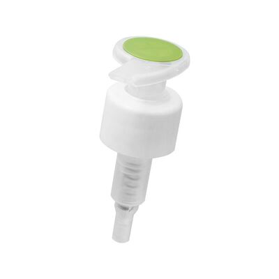 Bomba dispensadora de loción con cabeza en forma de Q 24/410 28/410 para envases de cuidado de la piel