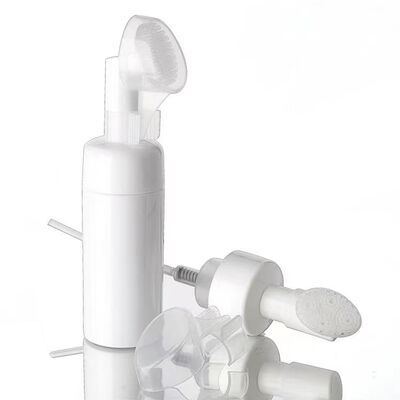 Botella de bomba de espuma de silicona cosmética de 100 ml y 200 ml, dispensador de plástico reutilizable para limpiador facial, dispensador de bomba de jabón