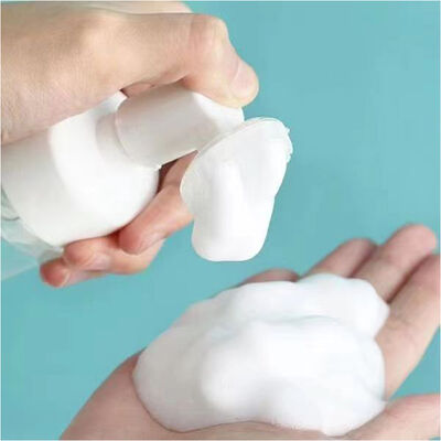 Botella de bomba de espuma de silicona cosmética de 100 ml y 200 ml, dispensador de plástico reutilizable para limpiador facial, dispensador de bomba de jabón
