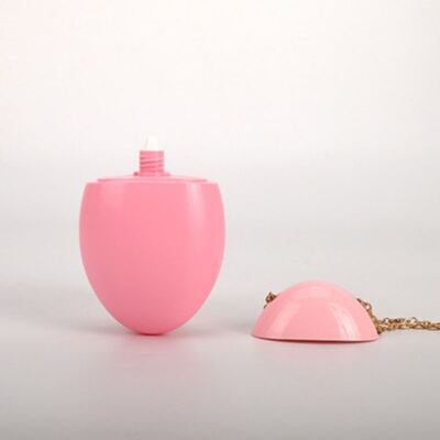 50 ml de protector solar personalizado de estilo huevo portátil Crema para manos BB Contenedor de crema con cadena de oro