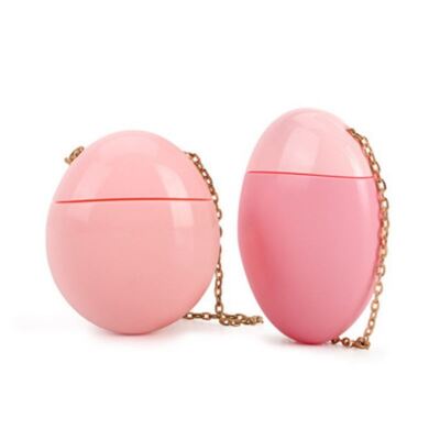 50 ml de protector solar personalizado de estilo huevo portátil Crema para manos BB Contenedor de crema con cadena de oro