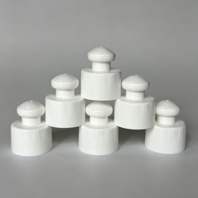 28mm Push Pull tapa de plástico para deportes para botellas tapas de distribución para botellas tapa de tornillo plástico