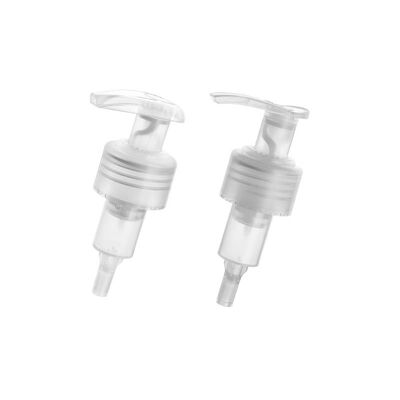 Bomba de emulsión de plástico totalmente ecológica de 24 mm y 28 mm Bomba de distribución reutilizable para cuidado personal