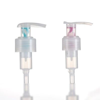 Bomba de emulsión de plástico totalmente ecológica de 24 mm y 28 mm Bomba de distribución reutilizable para cuidado personal