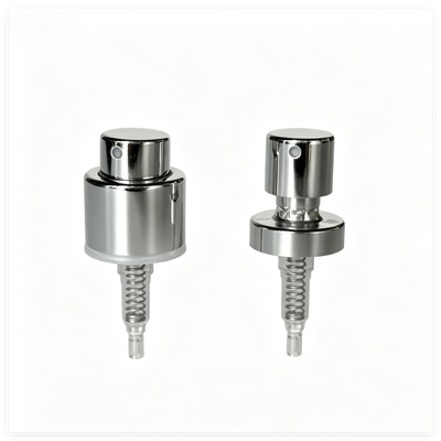 15 mm Crimp-on de aluminio bomba de pulverización de niebla fina de 0.15cc de salida de perfume spray boquilla para botella de cosméticos