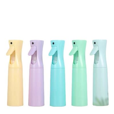 Botella portátil de pulverización continua de niebla fina para el cabello, el cuidado de la piel y los productos de belleza