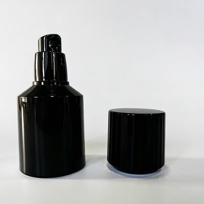 Botella de bomba de vacío sin aire de PP blanco 30ml 50ml 80ml 100ml vacía Loción cosmética recargable Contenedor portátil de cuidado de la piel Suero hidratante Botella de vacío para envases de belleza