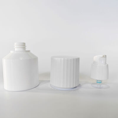 Botella de bomba de vacío sin aire de PP blanco 30ml 50ml 80ml 100ml vacía Loción cosmética recargable Contenedor portátil de cuidado de la piel Suero hidratante Botella de vacío para envases de belleza
