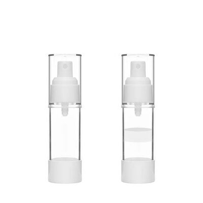 Botella de pulverización de vacío rosa clara sin aire 15ml 30ml 50ml Recargable Mini Cosmético Pulverizador de niebla fina portátil de viaje vacío Toner para el cuidado de la piel Perfume Atomizador Contenedor de embalaje de belleza de plástico