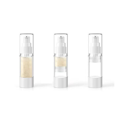 Botella de pulverización de vacío rosa clara sin aire 15ml 30ml 50ml Recargable Mini Cosmético Pulverizador de niebla fina portátil de viaje vacío Toner para el cuidado de la piel Perfume Atomizador Contenedor de embalaje de belleza de plástico