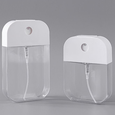 Botellas de pulverización de perfume de tarjeta de bolsillo recargables de 30 ml y 50 ml al por mayor, botellas de pulverización de fragancia portátiles con forma de tarjeta