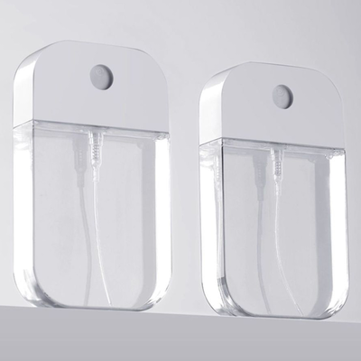 Botellas de pulverización de perfume de tarjeta de bolsillo recargables de 30 ml y 50 ml al por mayor, botellas de pulverización de fragancia portátiles con forma de tarjeta