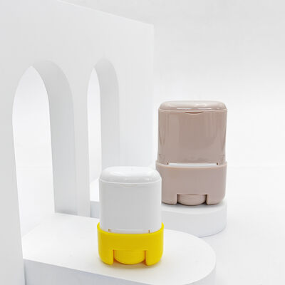 15gr 35gr 50gr 75gr cerradura Rectángulo Fondo Torsión Sólido Perfume Bastón recipiente vacío Bastón antitranspirante tubo de embalaje de plástico para cosméticos