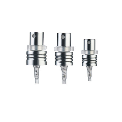 15mm Crimp-on Aluminum Fine Mist Sprayer Pump 0.15cc Output Perfume Spray Nozzle for Cosmetic Bottle