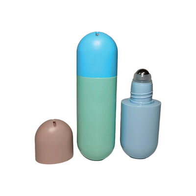 5/10ml Travel Size Roll On Bottle Attached Wrist Lanyard Cosmetic Container  Aromatherapy Oil Skin Care Essence Custom Logo Available