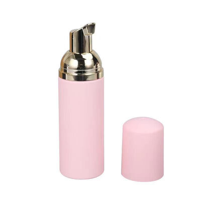 Set de botella de bomba de espuma negra de 50 ml y 32 mm Dispensador de jabón espumoso para gel de ducha y limpiador facial