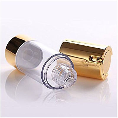 15 ml 30 ml 50 ml bomba de plástico sin aire vacío botella cosmética a prueba de fugas con distribución controlada embalaje de loción de crema