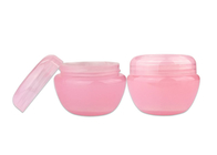 Tarros plásticos de la loción del embalaje del tarro del rosa viscoso poner crema cosmético cosmético del lacre