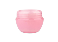 Tarros plásticos de la loción del embalaje del tarro del rosa viscoso poner crema cosmético cosmético del lacre