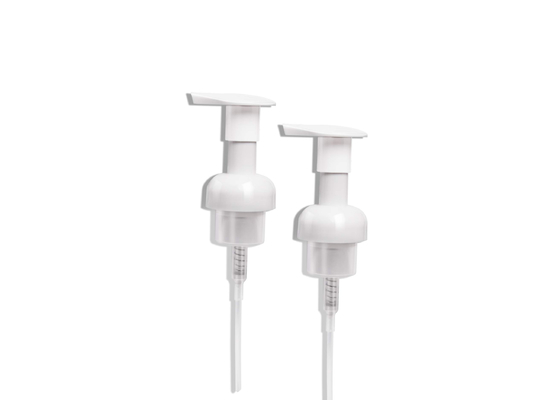 Bomba dispensadora de espuma limpiadora facial de 30 mm y 40 mm, plástico, resorte interno de PP