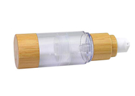El cosmético privado de aire de la bomba de bambú de la loción embotella 100 ml sin el tubo