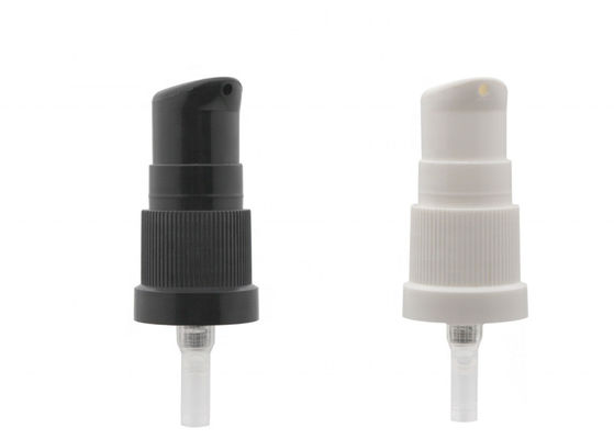 Embalaje cosmético del cuidado de piel del dispensador poner crema blanco y negro de la bomba