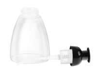 Botellas cosméticas plásticas transparentes de alta resistencia con la bomba negra de la espuma