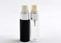 Botellas plásticas vacías negras/claras del espray de la bomba con el rociador fino de aluminio de la niebla
