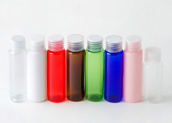 30ml botella plana clara vacía única de las botellas plásticas pequeña PETG