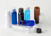 Acaricie las botellas cosméticas plásticas materiales, pequeños envases plásticos de la botella 50ml