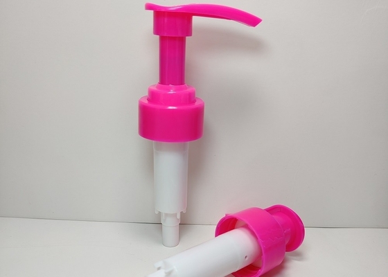Bomba del dispensador de la loción del SGS 33/410m m del color del rosa de la mano
