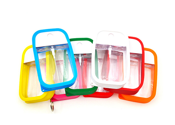 48 ml Impresión en pantalla Botella de pulverización de tarjeta de crédito de plástico Botella de pulverización de tarjeta de tamaño de bolsillo