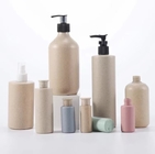 Color de encargo de Straw Plastic Biodegradable Shampoo Bottle del trigo vacío