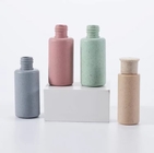 Color de encargo de Straw Plastic Biodegradable Shampoo Bottle del trigo vacío