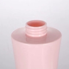 El champú rosado cosmético plástico embotella el empaquetado de la loción del cuerpo cuadrado