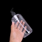 Botella plástica cosmética de la bomba de la loción para el champú 100ml 250ml 500ml transparente