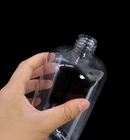 Botella plástica cosmética de la bomba de la loción para el champú 100ml 250ml 500ml transparente