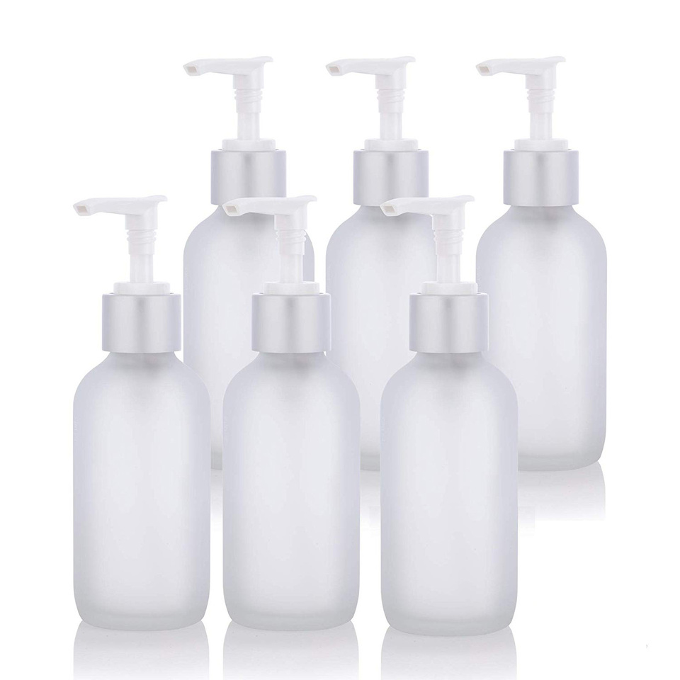 Botellas cosméticas de plástico suavizadas / congeladas / texturizadas / en relieve 250 ml 300 ml