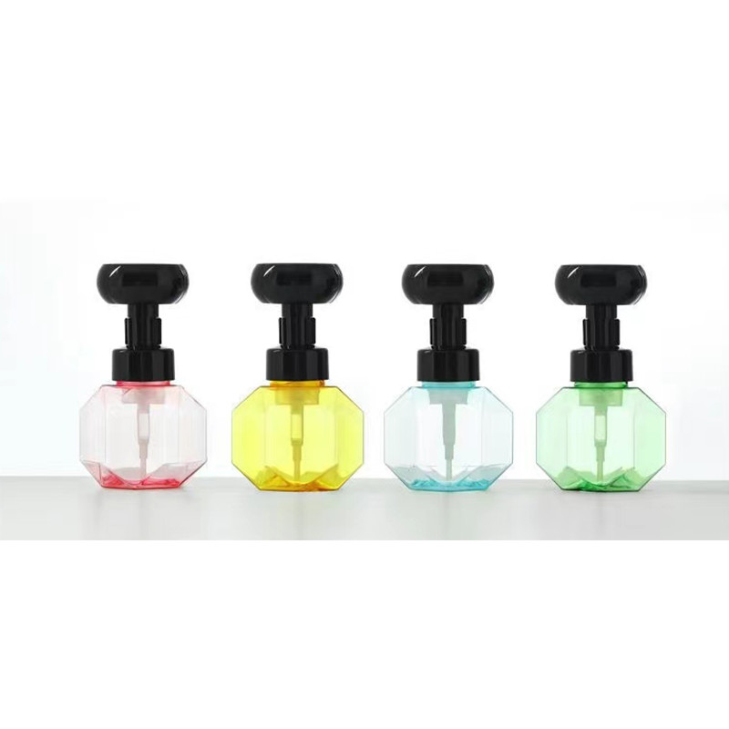Dispensador de lavado de espuma de flores de plástico de 42 mm 43 mm Bomba de botella de espuma de forma de flor Bomba de lavado de manos de amigo