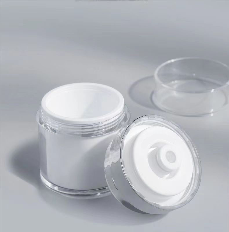 15G 30G 50G 100G Jar de plástico sin aire con bomba de vacío Tipo de sellado de bomba sin aire Volumen 15ML 30ML 50ML 100ML