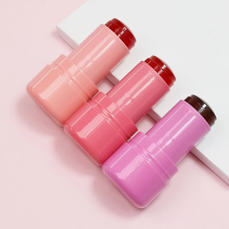 3G Tubos de labios vacíos diarios Cuidado nutritivo Bálsamo labial Hidratante Maquillaje de color puro Bálsamo labial rosa