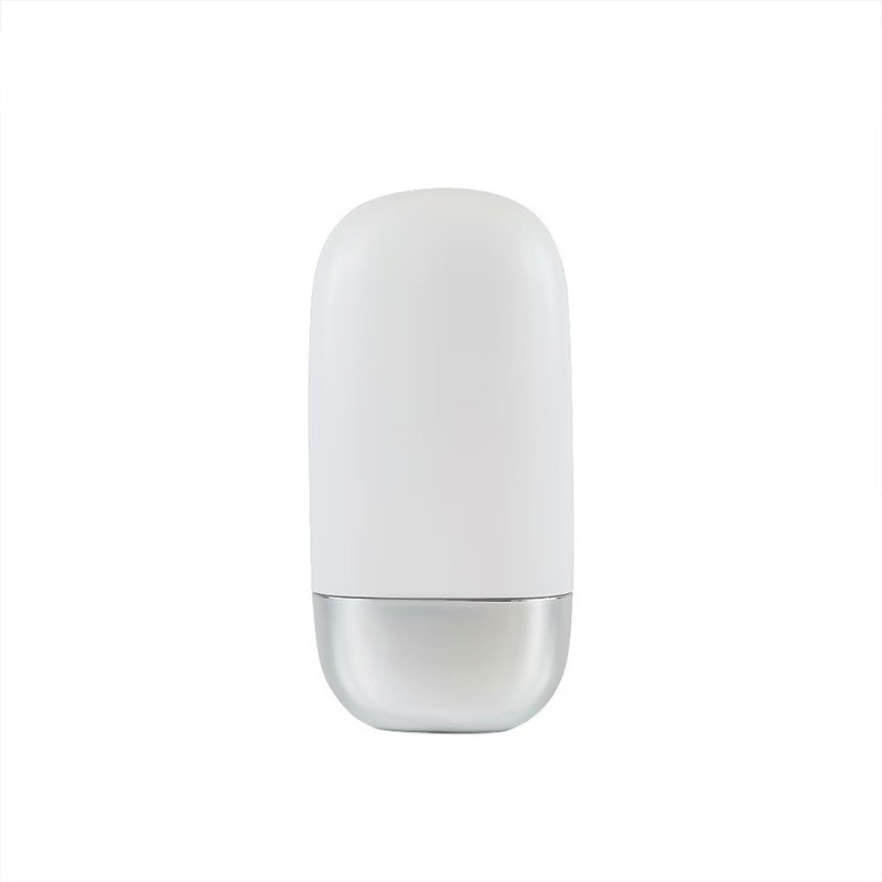 50g de Oval Luxury Rosa Crema Aplicadora de Crema Botellas de protector solar con tapa de oro