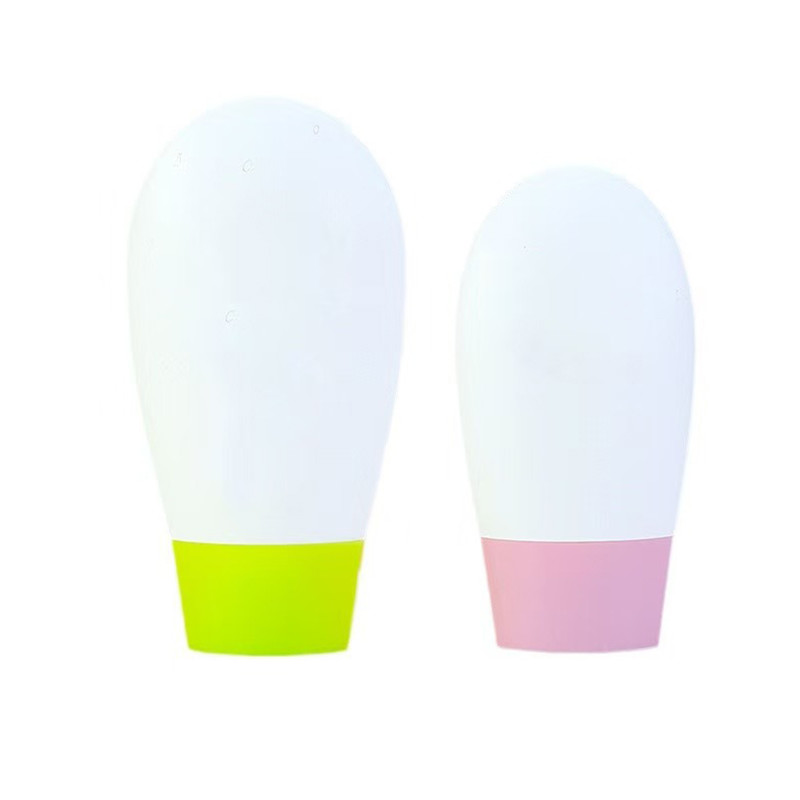 30 ml 50 ml de protector solar base suero loción botella de plástico prensable cosmético