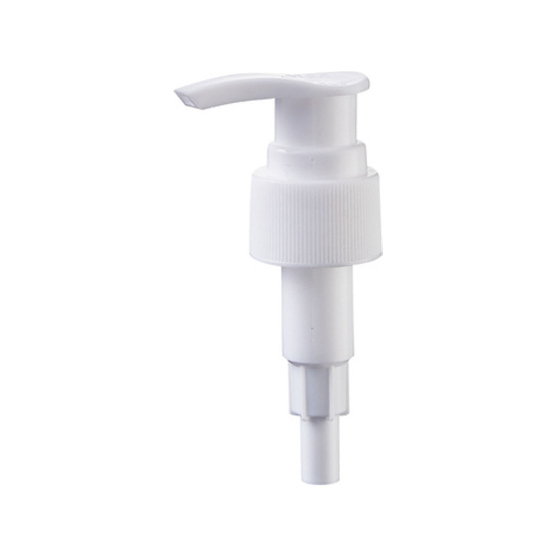 Cabeza de la bomba de loción de 24 mm reciclable con costillas Reutilizable Uso diario