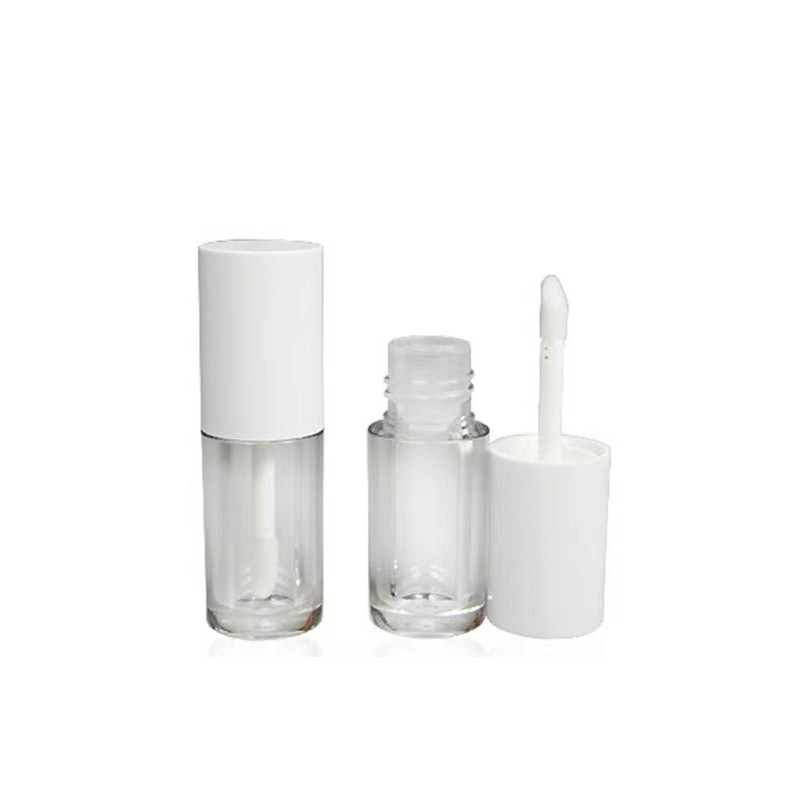 Por mayor, tubo de lápiz labial vacío personalizado de 3.5G con cerradura de tornillo de sello de caucho tubo de bálsamo labial de plástico para envases de recipientes cosméticos