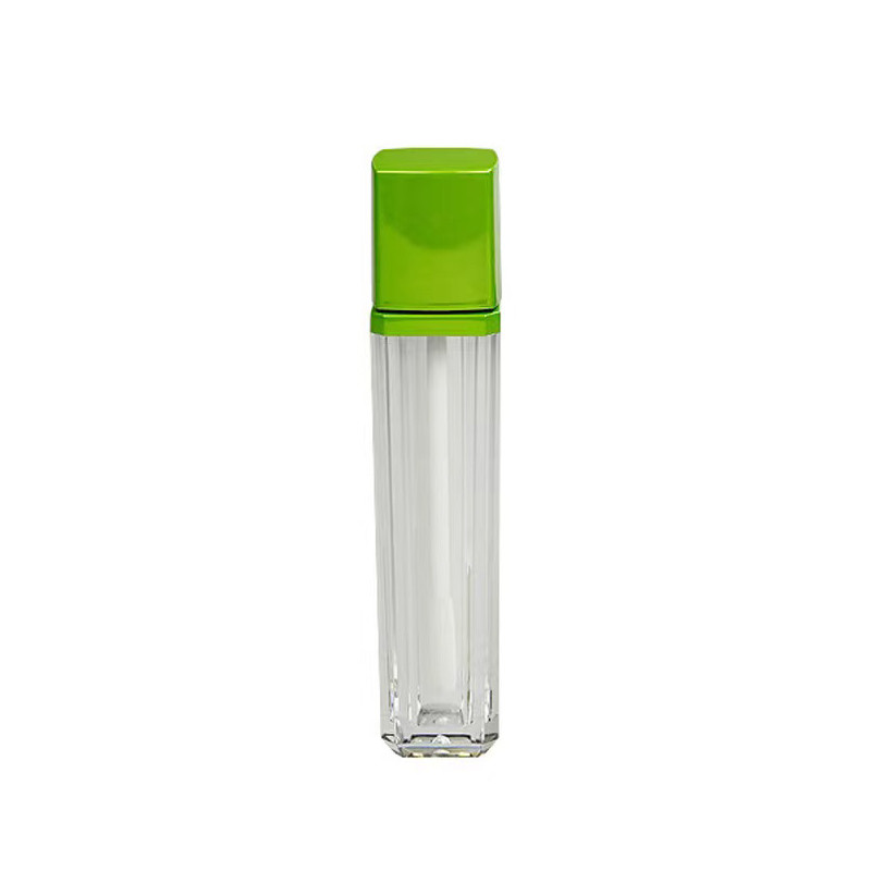Por mayor 3.5g 5g de labios vacíos tubo de lápiz labial con cerradura de tornillo sello de goma tubo de plástico bálsamo labial para el envase de recipientes cosméticos